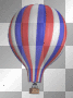 patriotic hot air balloon ' animated spinning