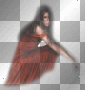 lady in red
