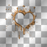 Heart orange 