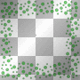 Pearls frame green 