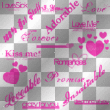 Deco_Words_Of _Love  BG~Pink