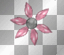 LATO SUMMER  ANIMATED FLOWER PINK DECO 