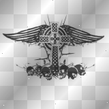 cross and skulls