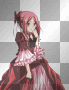 red girl and butterfly 