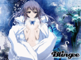 anime girl white blu batterfail