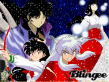 Inuyasha and Kagome-Kykio and Naraku-Kirara :P