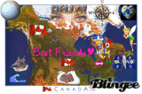LE CANADA VU DE HAUT.je vis à droite.