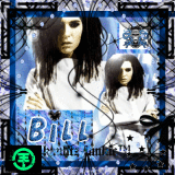 Bill Kaulitz in Blue and White