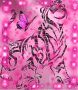 tiger tribal in pink