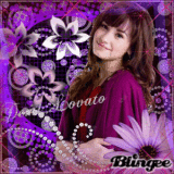 Demi in purple []