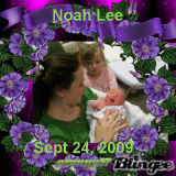 Noah with Aunt Kelsey and Big Sis Emily