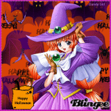 Anime Halloween Witch
