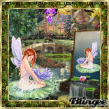 Fairy in lake