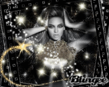 Beyoncé in black & silver 