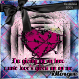 I'm giving up on love cause love's given up on me  ♩♪♫♬♪ 