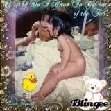 My Baby Amy Getting out of the Tub by Maddi