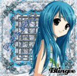 [anime girl]     [ginart original blingee]