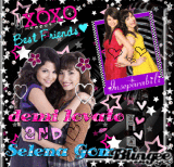 Selena Gomez e Demi Lovato (Original blingee by Candy-Princess-1998)