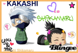 Kakashi And Shikamaru Chibi