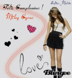 feliz cumpleaños ! miley cyrus