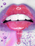 Purple lips
