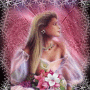 The bride in pink