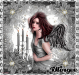 Black and White Angel
