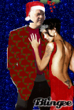 me and vincet under the mistletoe '10  '09
