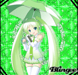 Miku in green 