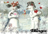 Christmas Magic Snowman love 