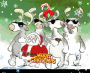 babbo natale e le sue renne