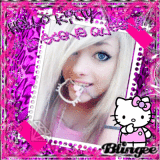 hello kitty and scene queen!!