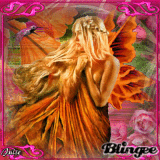 ORANGE FAIRY & PINK HUMMINGBIRD