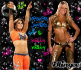 Mickie James & Kelly Kelly