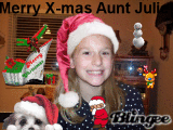 Merry Chrismas Aunt Julie!