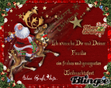 Weihnachtsgruß an Freunde