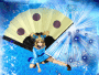 temari in blue