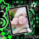 Green EmO Girl(Cяєατιon by eℓy171990 ) Oяιgιиαℓ Bℓιиgee
