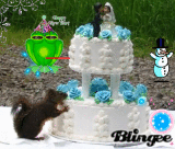 Squirrell's Wedding Cake