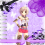 purple anime girl purple anime girl