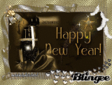 Happy vintage New Year Happy vintage New Year