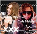 miley cyrus party on the peace..xD<<4 the miley moomoo`s  contest