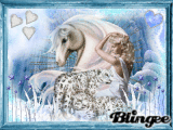 with wild winter lady