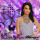 Demi.. purple butterflies and flowers xxx