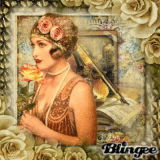 Beautiful Vintage Lady With Roses