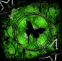 Green and black anime