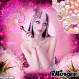 pink woman