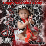 HAPPY VALENTINE'S DAY BY MY BABY COW...BOY!! HIHI!!