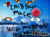 I miss your face