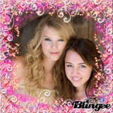 Miley e Taylor [original blingee by aly_04]